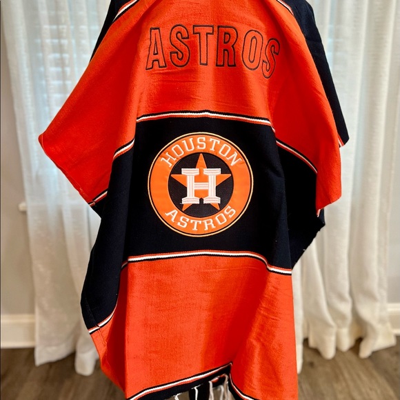 Houston Astros Zarape Serape Poncho Saints Cowboys Texans Patriots Chiefs Rams - Picture 4 of 5
